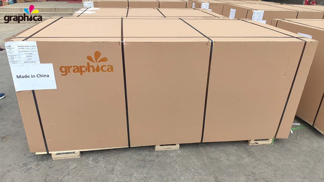 Legno compensato di betulla pieno di grado BB/BB 12/15/18 mm per la lavorazione a stampo nell'industria della stampa di imballaggi