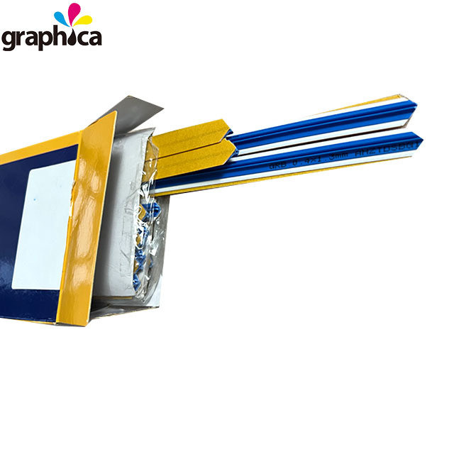 White Locator 2024 Matrice grafica di creasing basata su PVC per materiali di stampa a taglio stampato