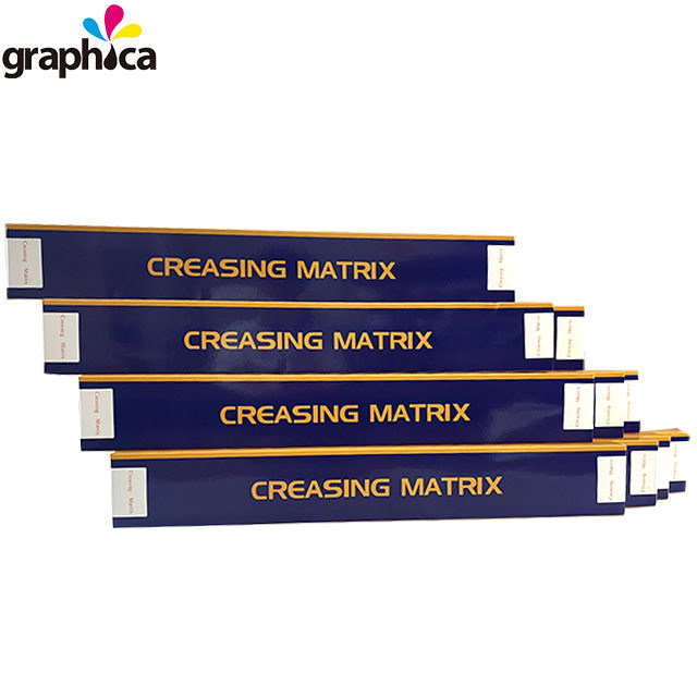 GRB 0,8x 2,7 mm Creasing Matrix Die Cutting Machine per imballaggio e stampa di carta