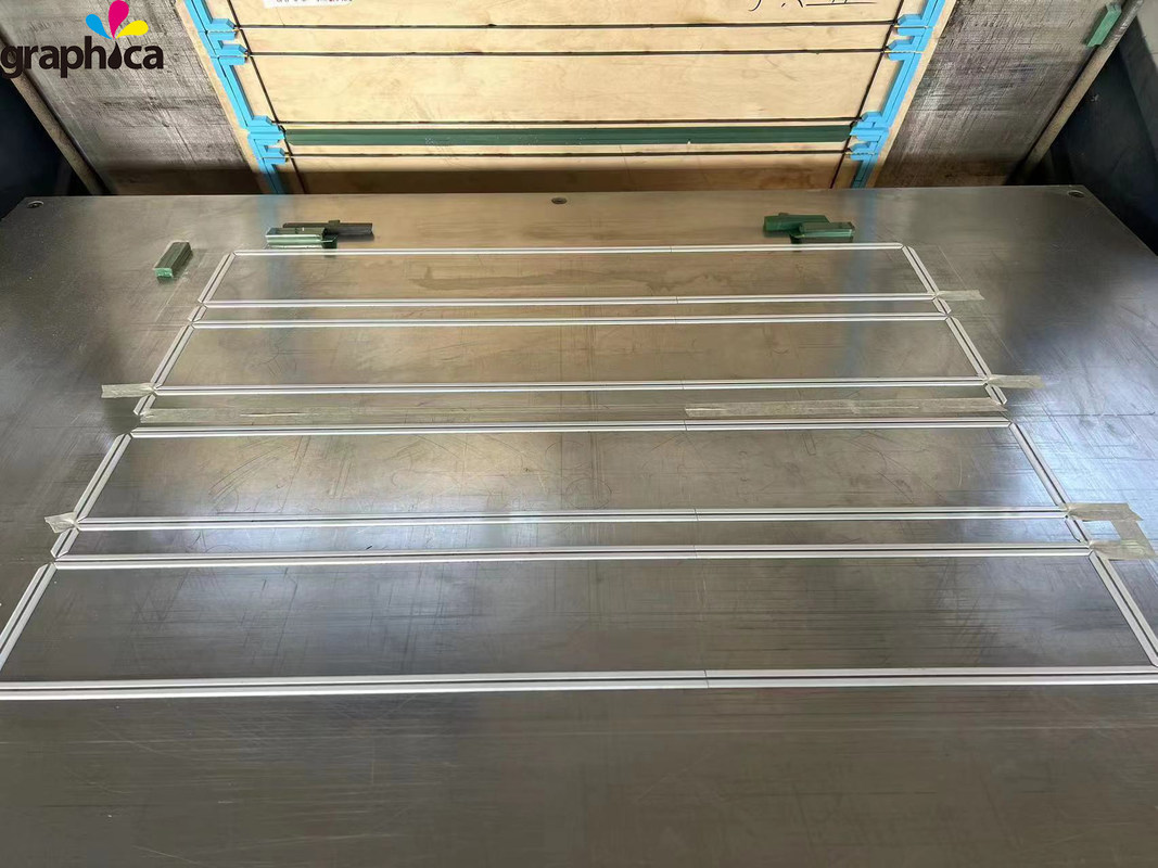 Best seller Blue Outbox Matrice di taglio a fuso di plastica grafica per materiali di stampa