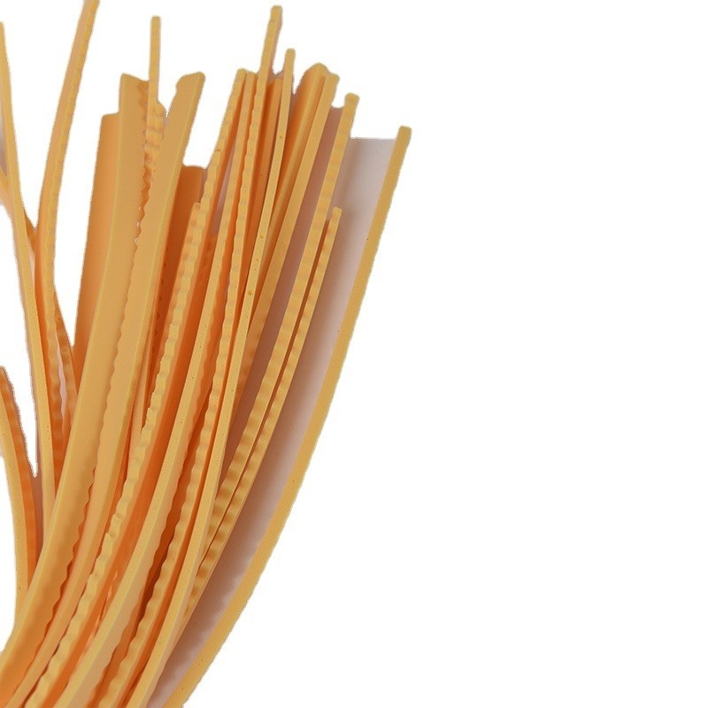 Alta elasticità giallo 8 mm taglio a stampo di espulsione spugna di gomma slot di gomma piatto di compensato di acciaio regola di taglio a stampo