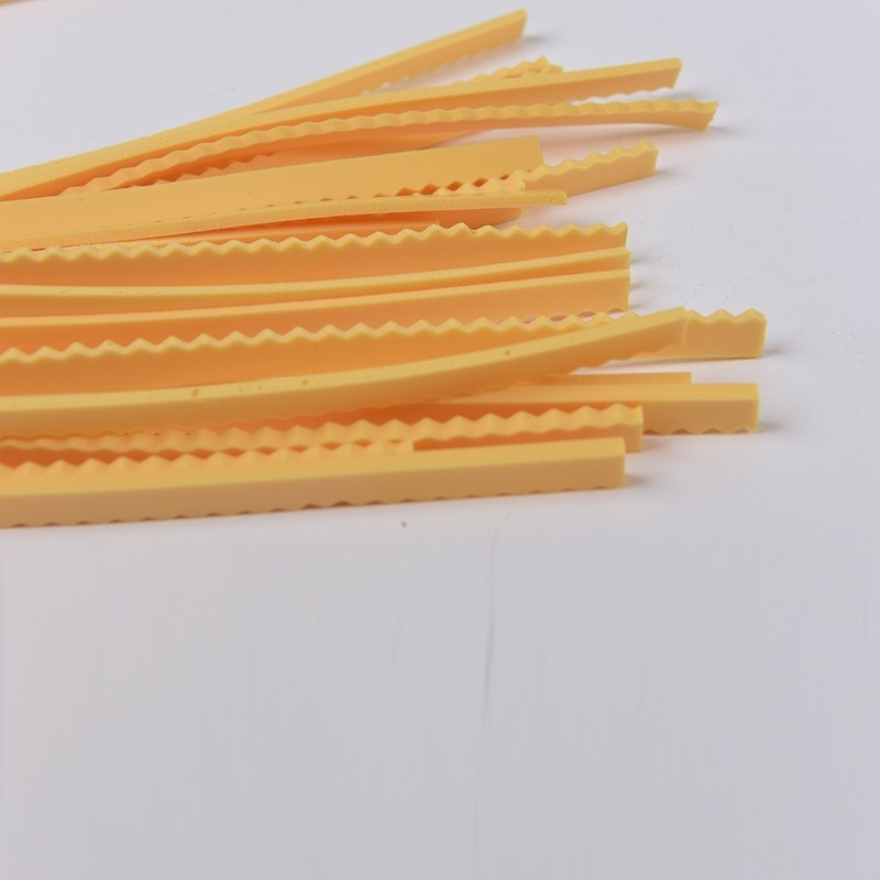 Alta elasticità giallo 8 mm taglio a stampo di espulsione spugna di gomma slot di gomma piatto di compensato di acciaio regola di taglio a stampo