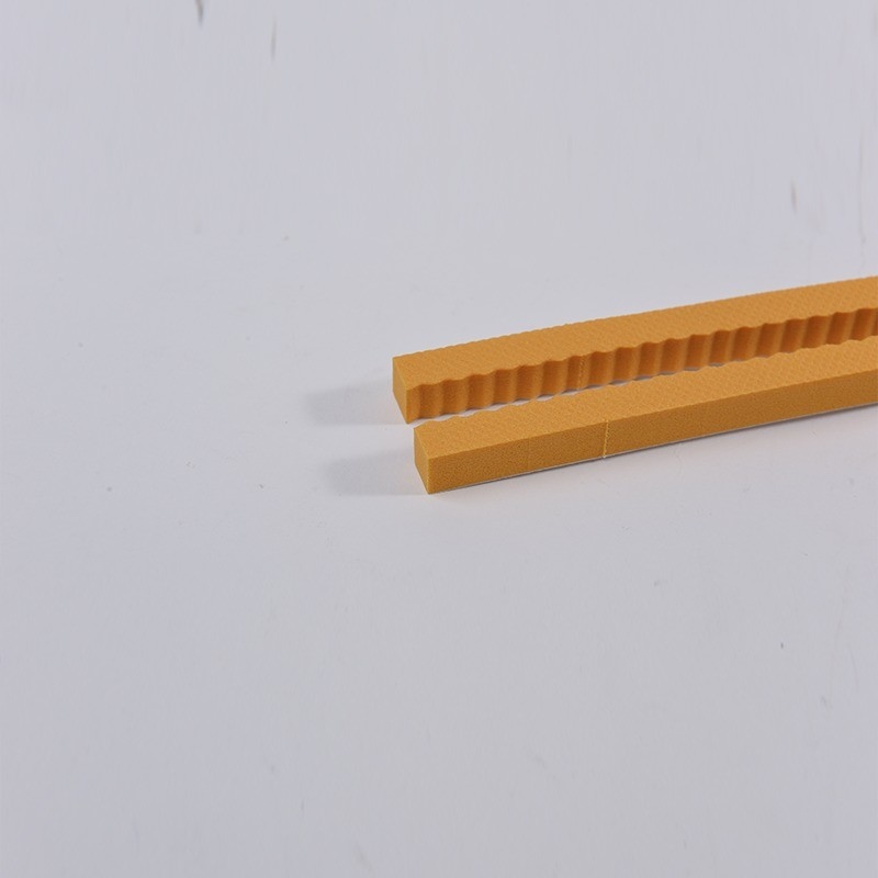 Spugna di gomma EPDM da taglio a stampo con adesivo colore arancione Dimensione 10x300x380mm