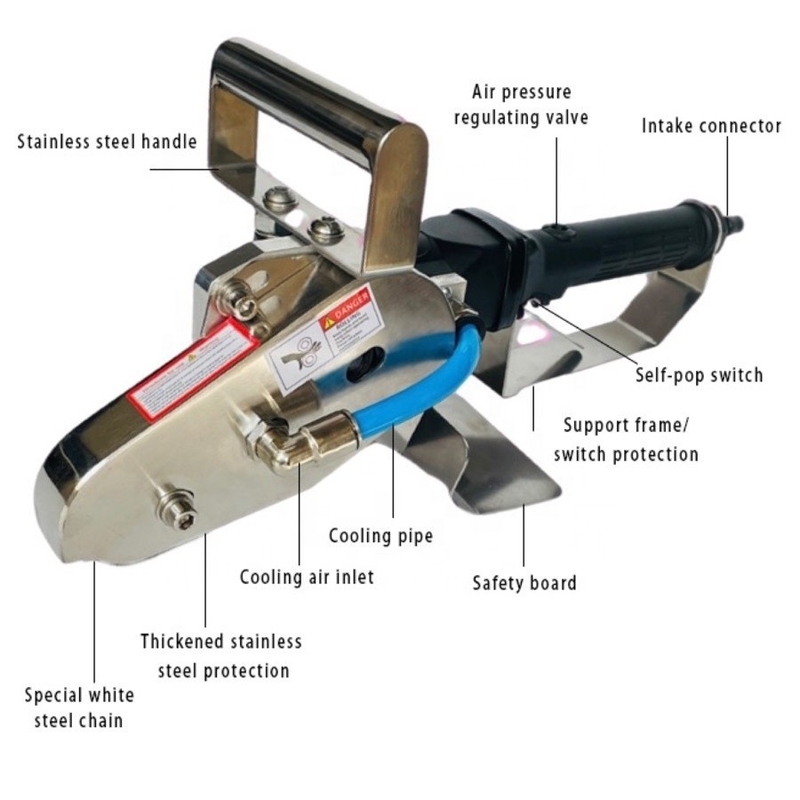 Manuale grafico di taglio a stampo per cartone pneumatico ondulato di grado semiautomatico