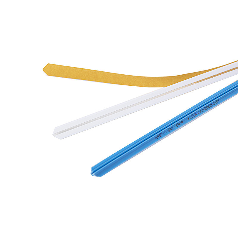 Grafica Blu bianco giallo Basato su plastica Creasing Matrix Adhesive Creasing Channel per MQ 1 scatola