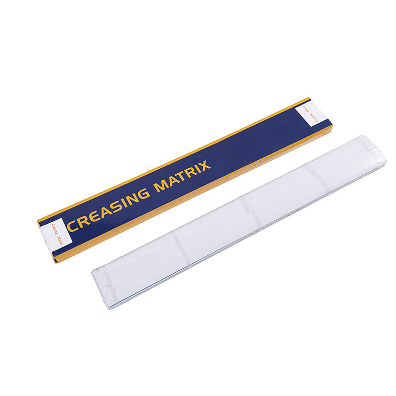 Materiale di base Matrice di ripiegamento in PVC 0,5 x 1,5 mm per la fabbricazione di scatole di carta ondulata in cartone