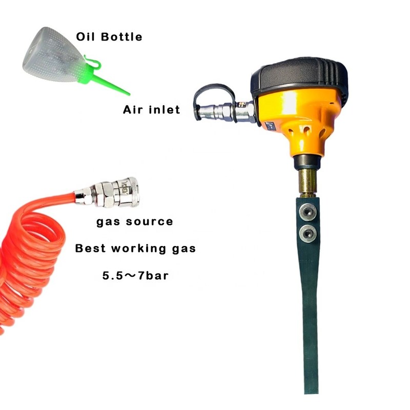 3500 R.P.M. Velocità libera Pneumatico Strumento portatile per lo strappo di buchi interni per lo stampaggio rotondo