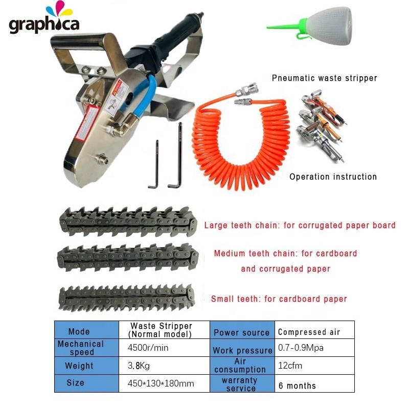 3500R/min Velocità di rotazione Strumento di stripping per cartone grafico