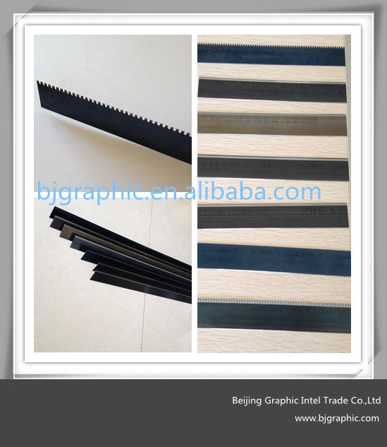 2PT Regola di taglio a fuso della lama in acciaio per la produzione di regali in fuso Altezza industriale 23,6-23,8 mm