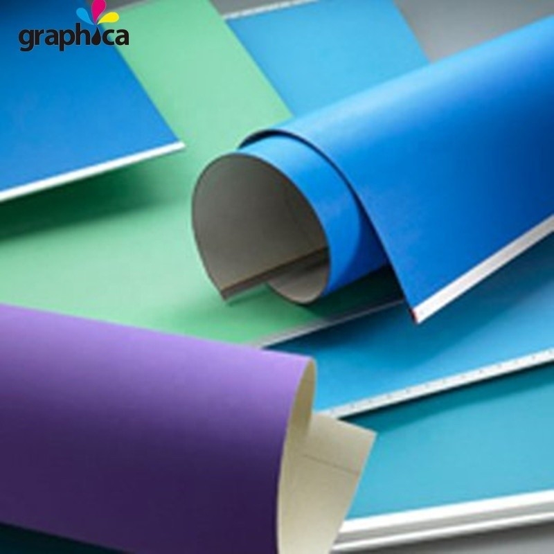 BJ2680 Stampa grafica Offset Copertura Superficie blu Tolleranza di colore di livello 0,02 mm