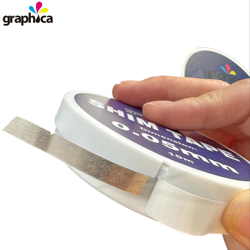 Nastro adesivo blu di acciaio per il taglio di strisce e altri materiali da stampa