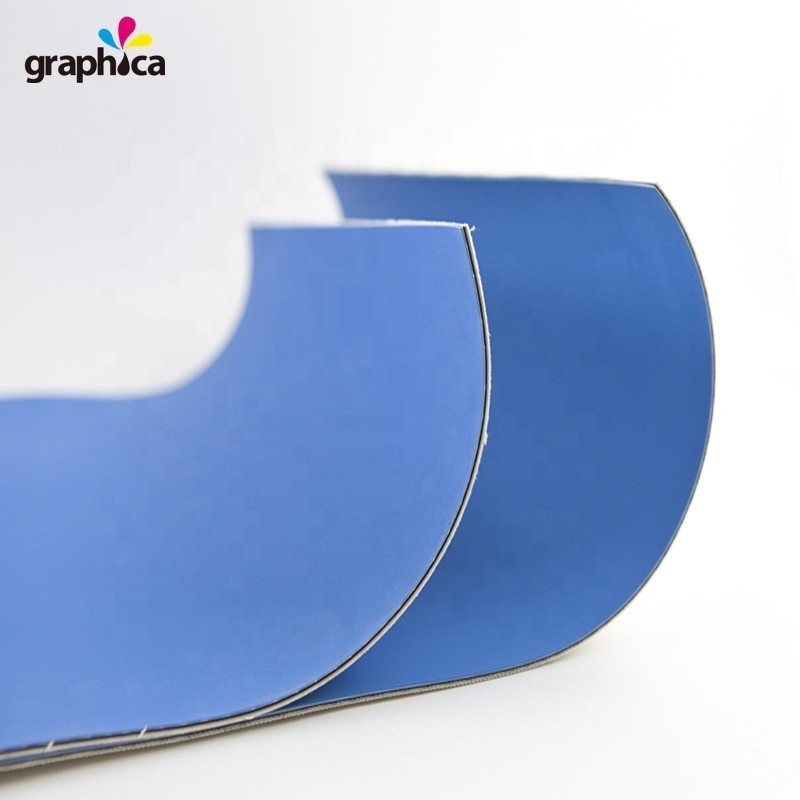 Grafica Pechino 2021 Blu Offset Stampa Copertura di gomma 1.95mm Spessore per la stampa