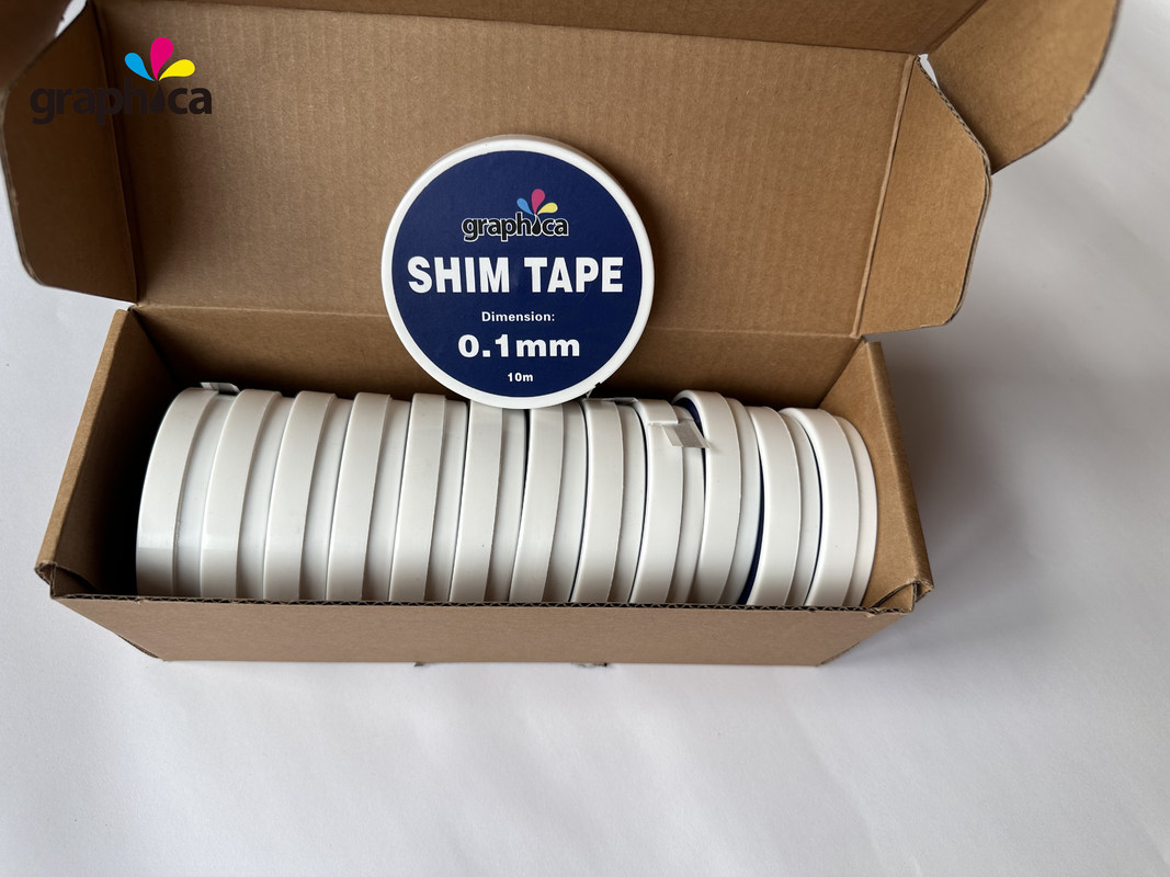 Nastro adesivo blu di acciaio per il taglio di strisce e altri materiali da stampa