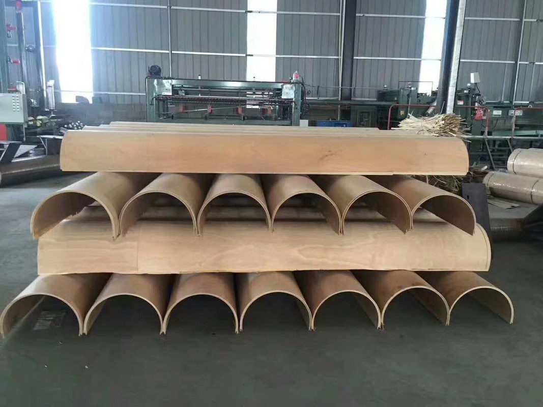 Full Poplar 18mm Rotary Die Board Taglio Legno compensato curvo per taglio laser