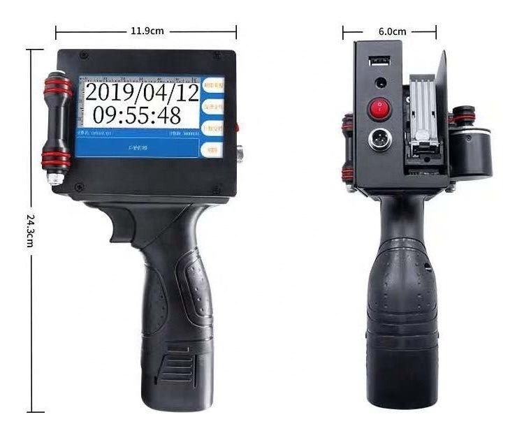 25.4 mm Altezza di stampa Stampa a getto d'inchiostro portatile per applicazioni sul cantiere